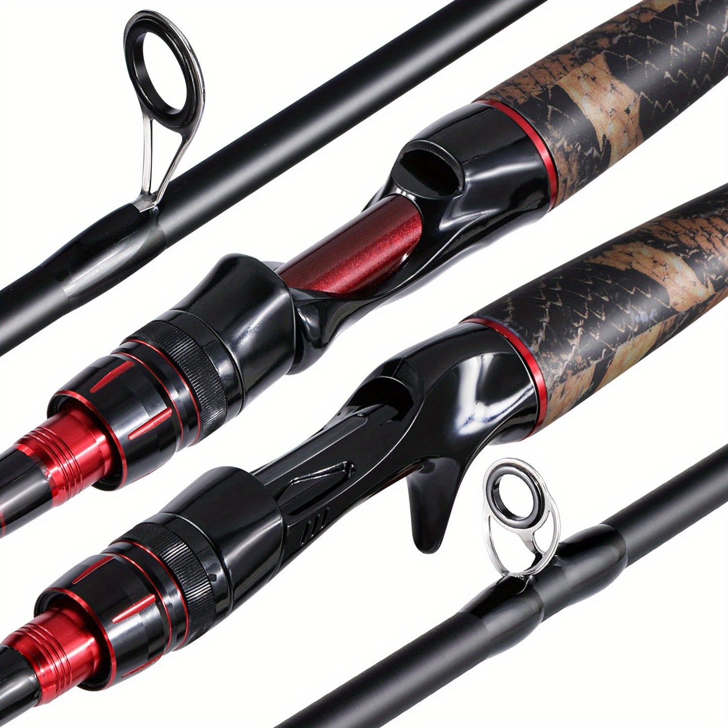 Sougayilang Carbon Fiber Baitcasting Rod, Medium Action, Medium Power Level, for Casting Technique