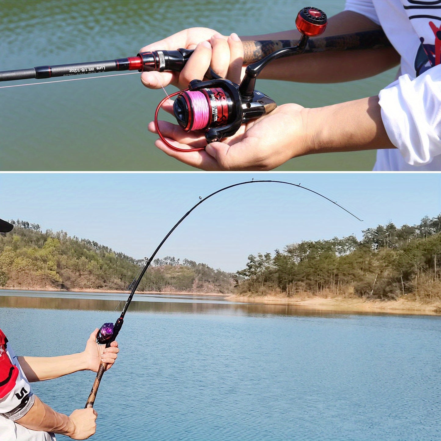 Sougayilang Carbon Fiber Baitcasting Rod, Medium Action, Medium Power Level, for Casting Technique