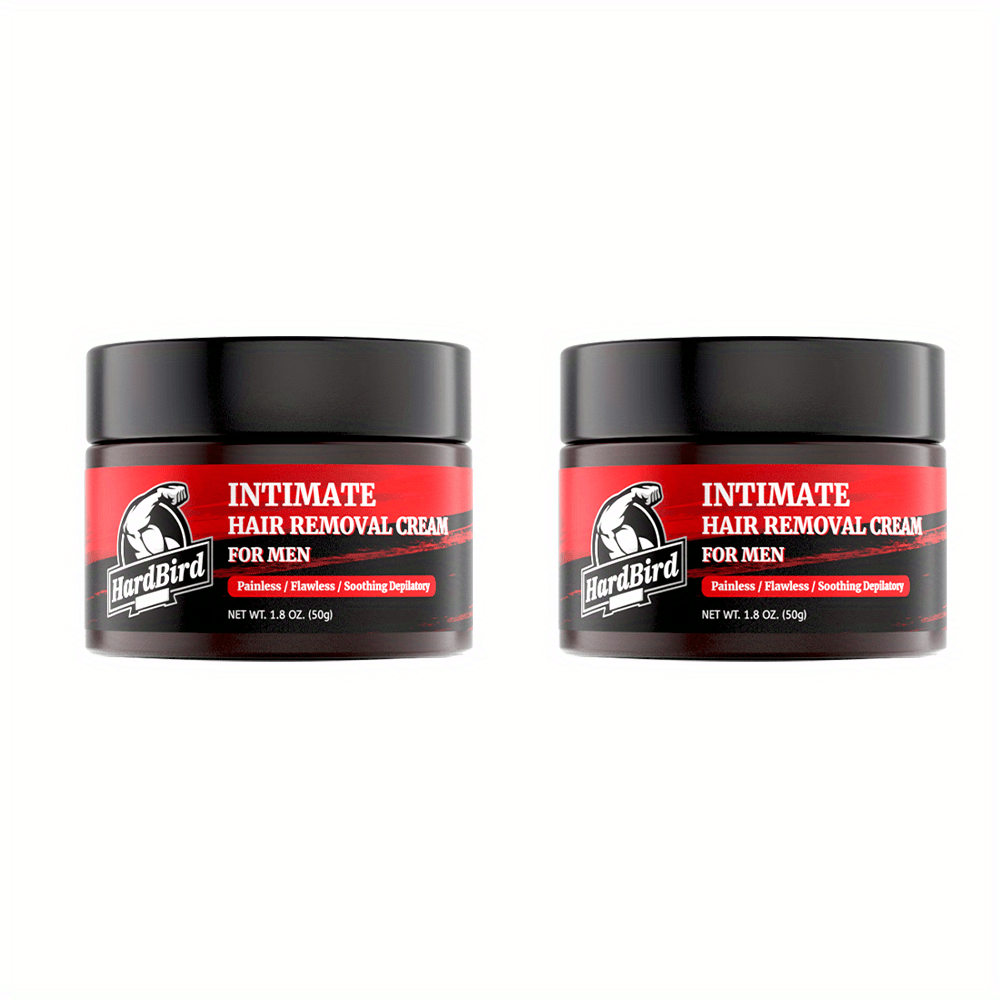 1pc Men's Intimate Hair Removal Cream - Fast-Acting, Groin & Body - Formaldehyde-Free, for All Skin Types