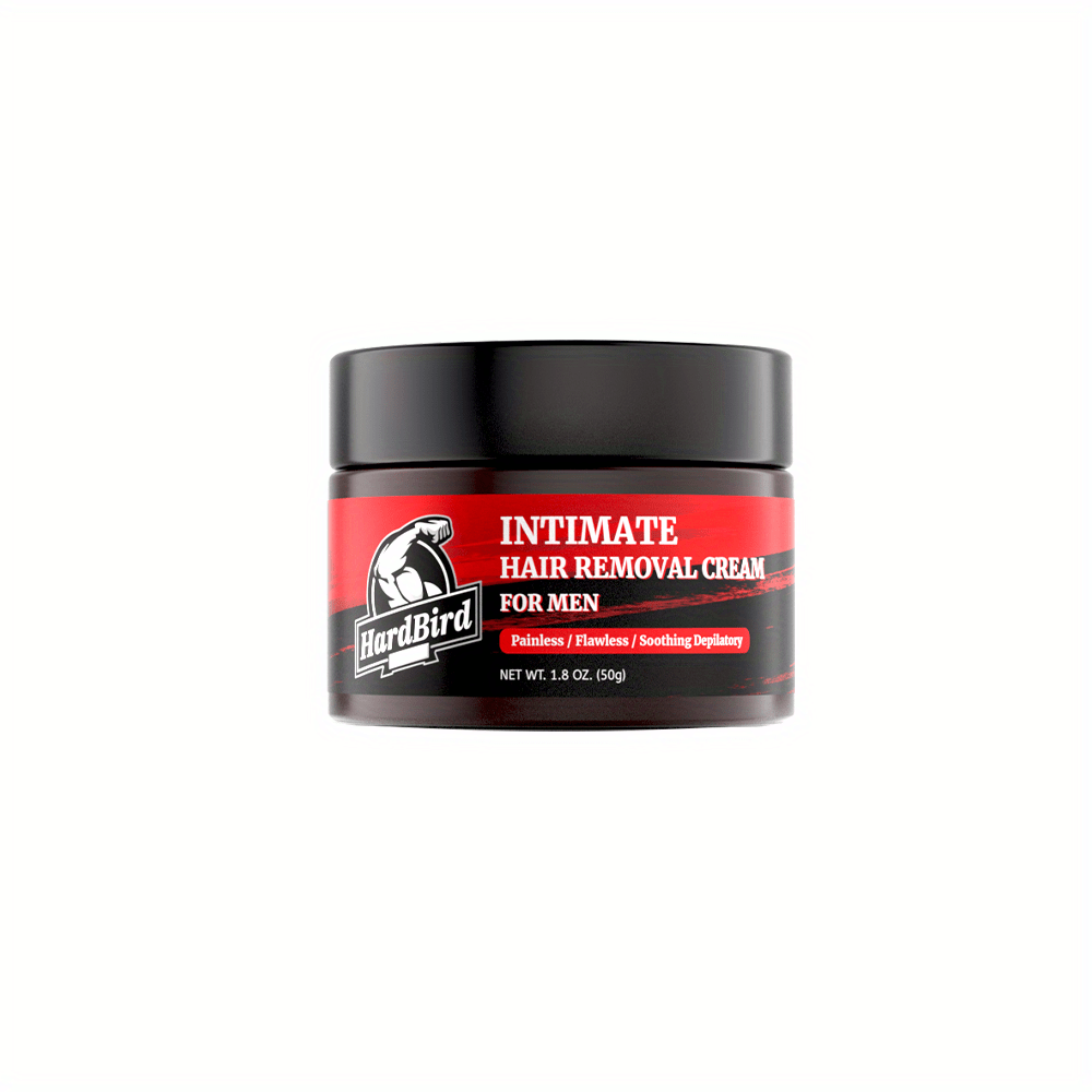 1pc Men's Intimate Hair Removal Cream - Fast-Acting, Groin & Body - Formaldehyde-Free, for All Skin Types