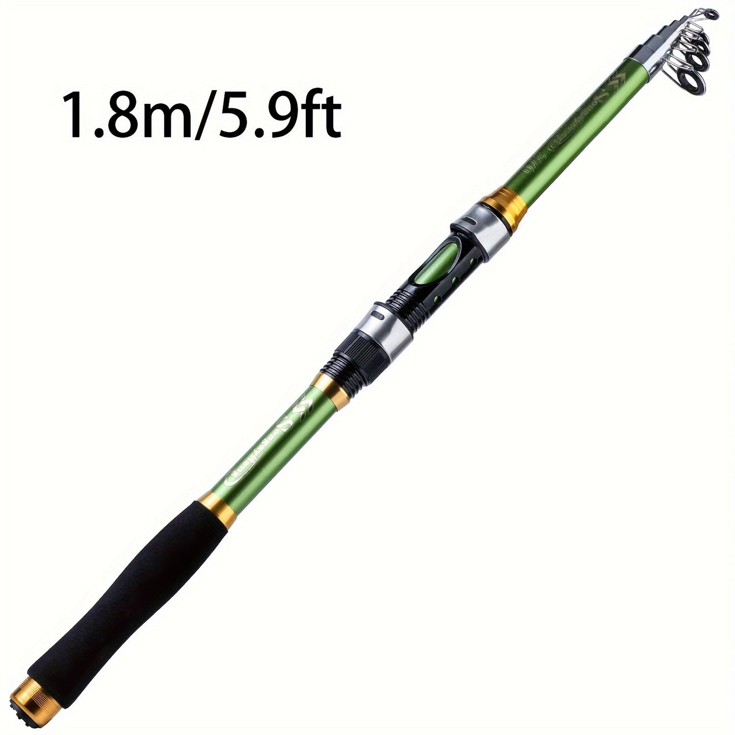 Sougayilang Spinning Rod Max Drag 10Kg Ultralight Carbon Fiber Portable Telescopic Fishing Pole