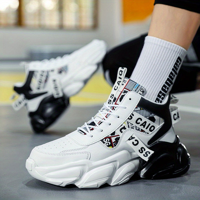 Neutral - Lightweight High-top Basketball Running Sneakers, Trendy, Couples with The Same Style