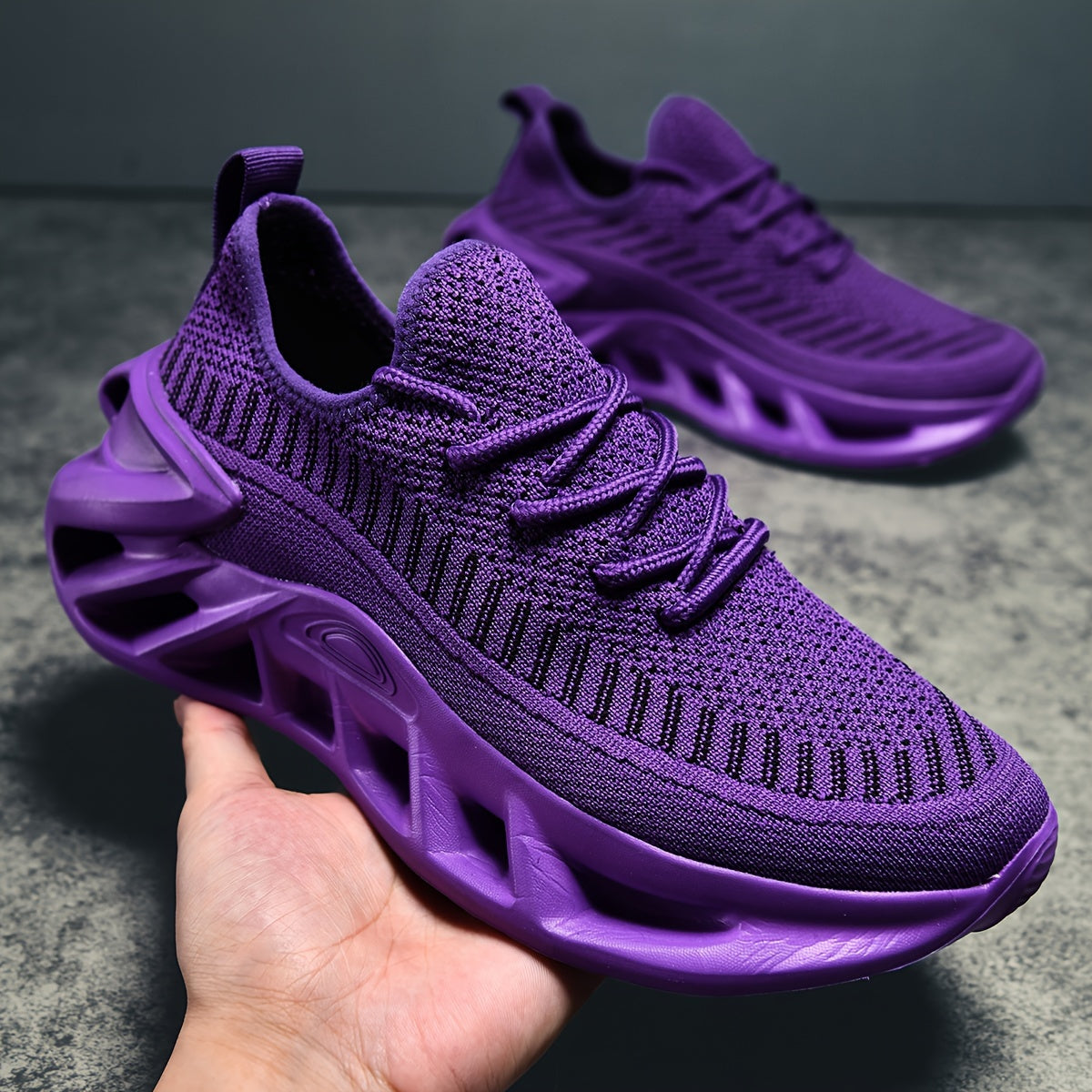 Women's Lightweight Running Shoes, Hollow Sole Non Slip Gym Workout Sneakers with Breathable Mesh