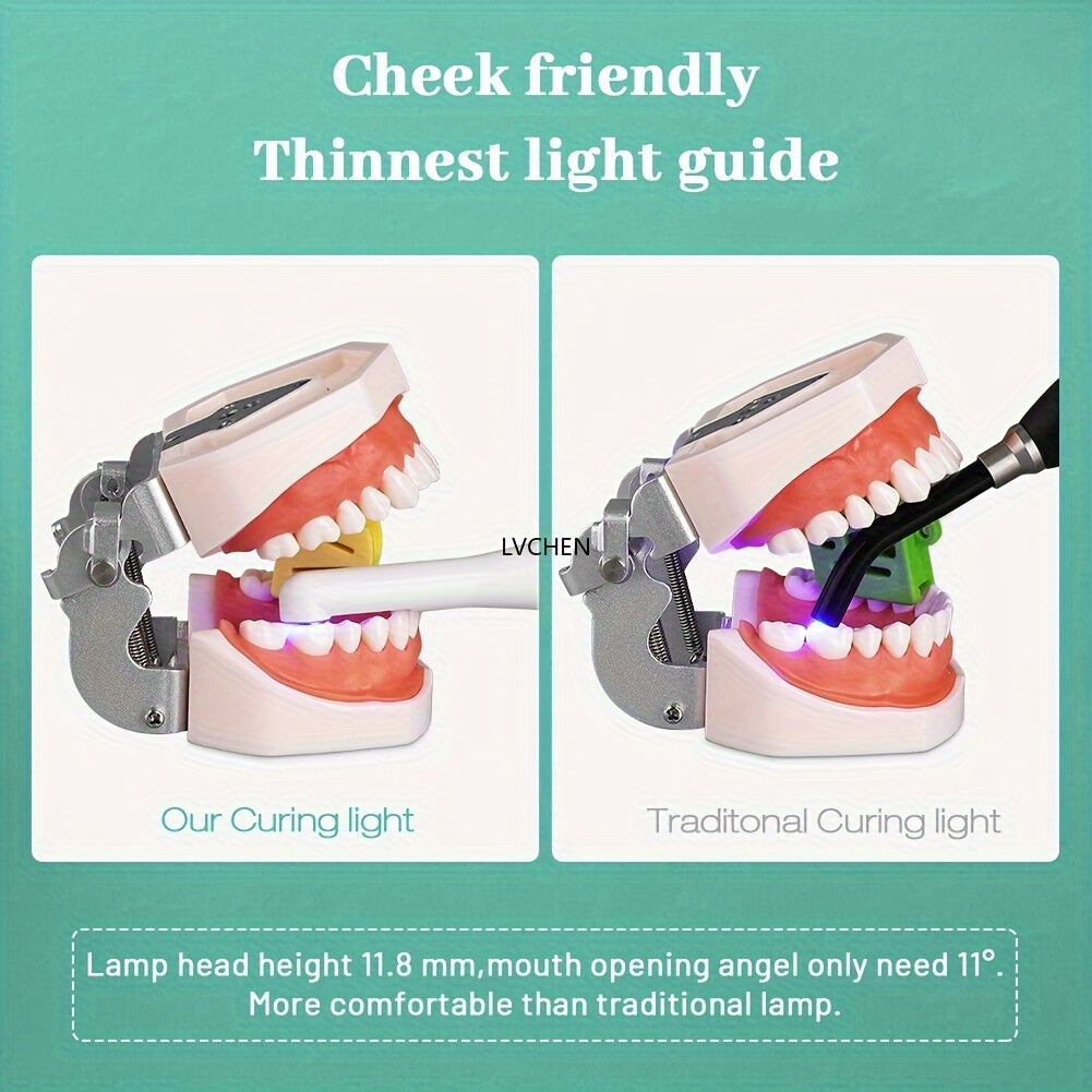 LVCHEN 1pc Dental Curing Light - 1 Second Quick Resin Curing LED Lamp, Woodpecker Type, Unscented