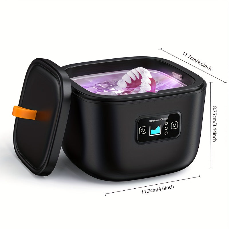 Ultrasonic Denture Cleaner, Multi-Function Jewelry and Oral Care Specialist, 110V-240V AC Powered