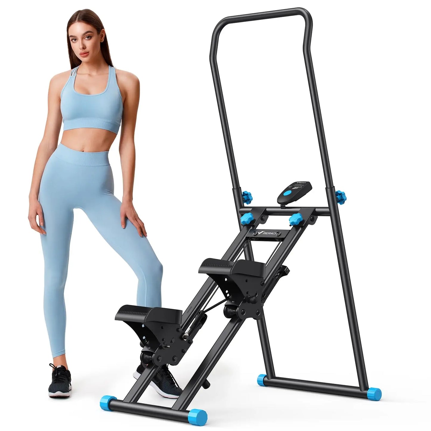 MERACH Stair Stepper for Home Gym Exercise Vertical Climber Machine Full-Body Workout Compact Folding