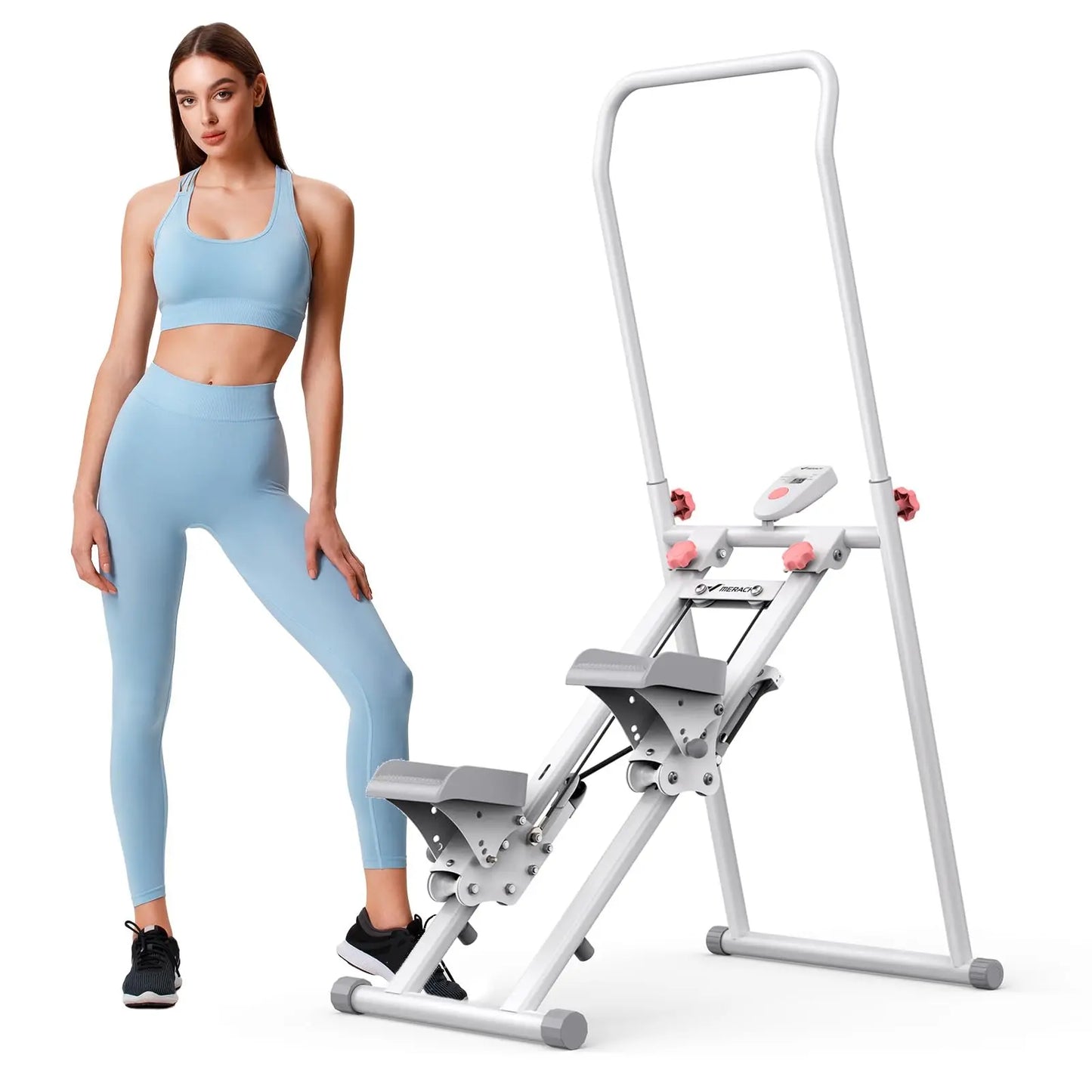 MERACH Stair Stepper for Home Gym Exercise Vertical Climber Machine Full-Body Workout Compact Folding