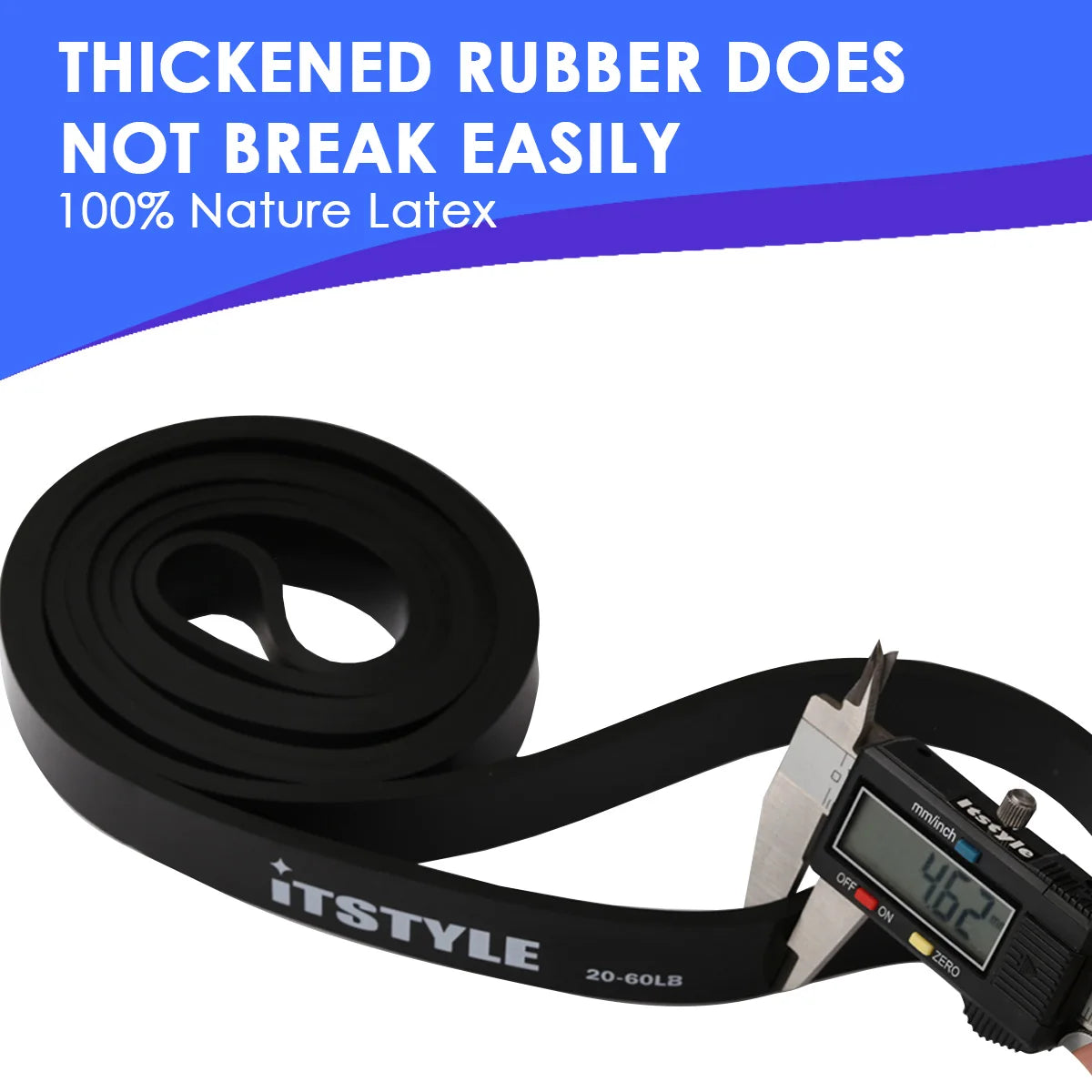 Rubber Resistance Bands for Fitness, Yoga, Crossfit Power Expander Hanging, 41"  208cm