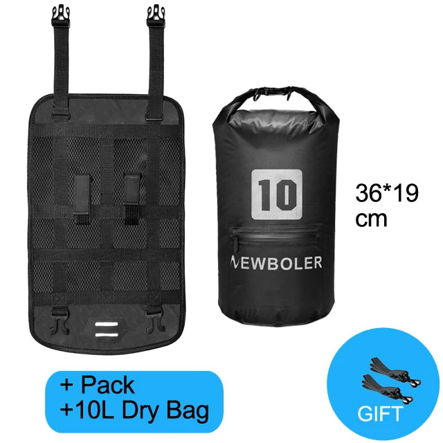 NEWBOLER Bicycle Bag Waterproof Handlebar Bag Front Tube Cycling Bag 20L MTB Bike Accessories