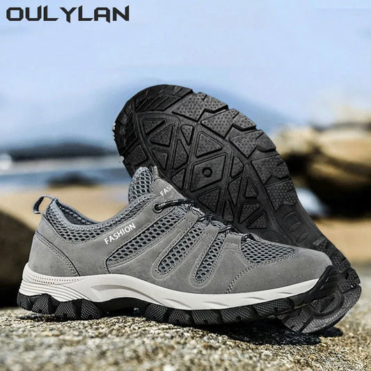 Oulylan Unisex Shoes Breathable Splashproof Outdoor Hiking Wading Mountain Climbing