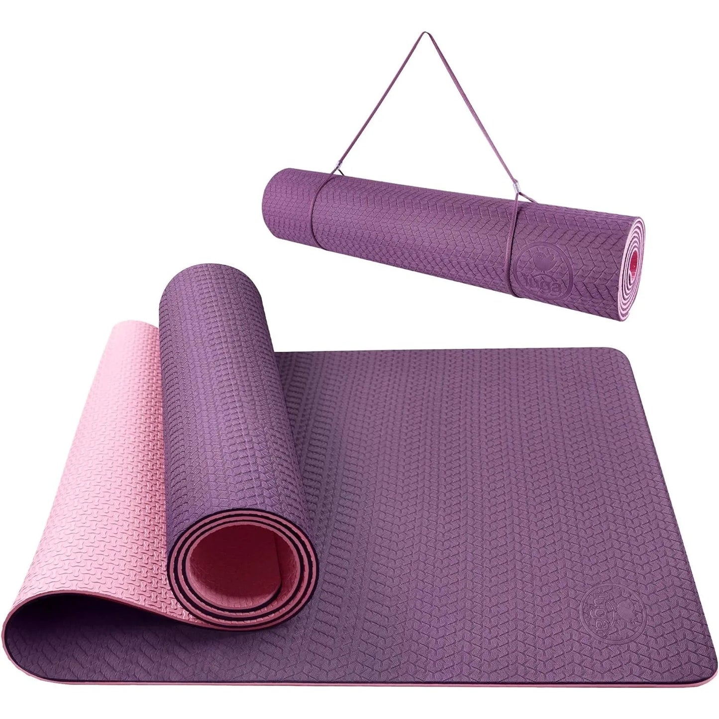 Yoga Mat Non Slip Anti-tear Yoga Mats Eco Friendly Thick Workout & Exercise Mat Pilates and Fitness