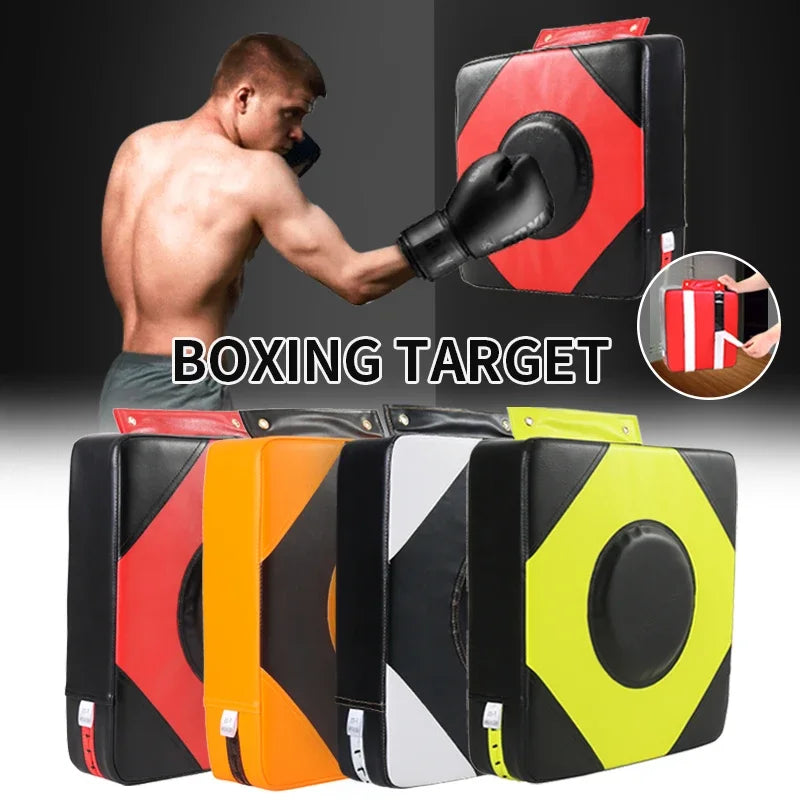 Faux Leather Wall Punching Pad Boxing Target Training Sandbag Fitness