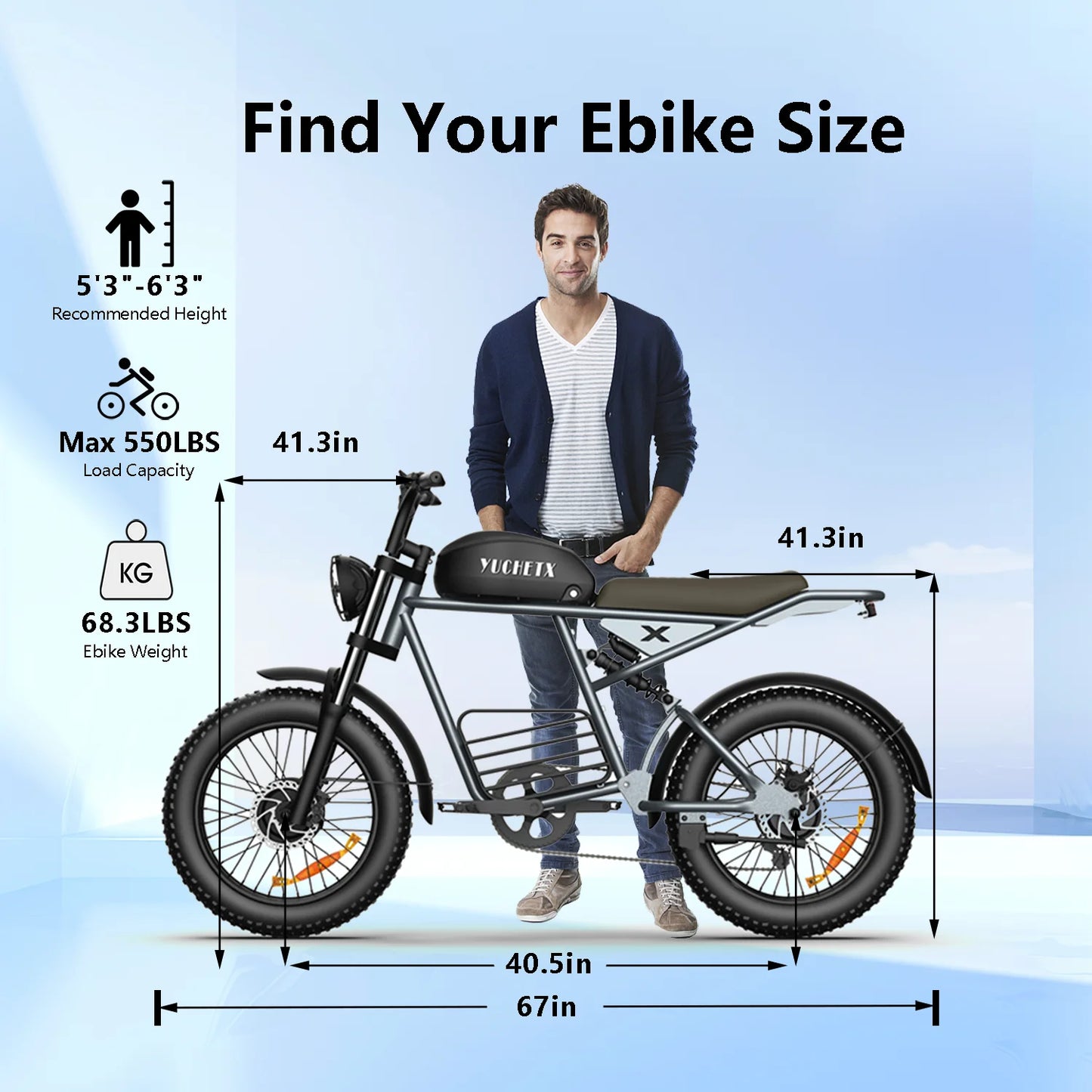 Electric Bike for Adults with 1500W Peak Motor, Max 35MPH, with 18.9AH Battery, 20" Fat Tire