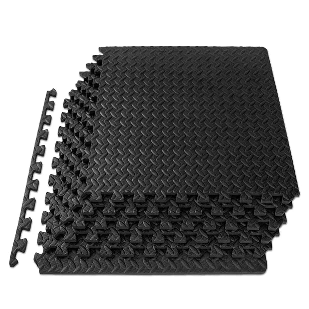 16 Pcs Puzzle Fitness Mat Sport Mats, EVA Interlocking Foam Floor Tiles for Gym