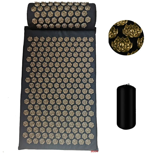 Spike Massage Lotus Acupuncture Cushion Massage Yoga Mat Relieve Stress Back Body Pain - Multiple Options