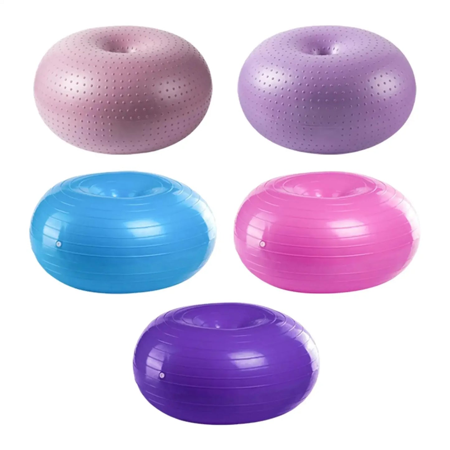 1x Fitness Ball Anti-Blast Exercise Pilates Donut Ball for Gym