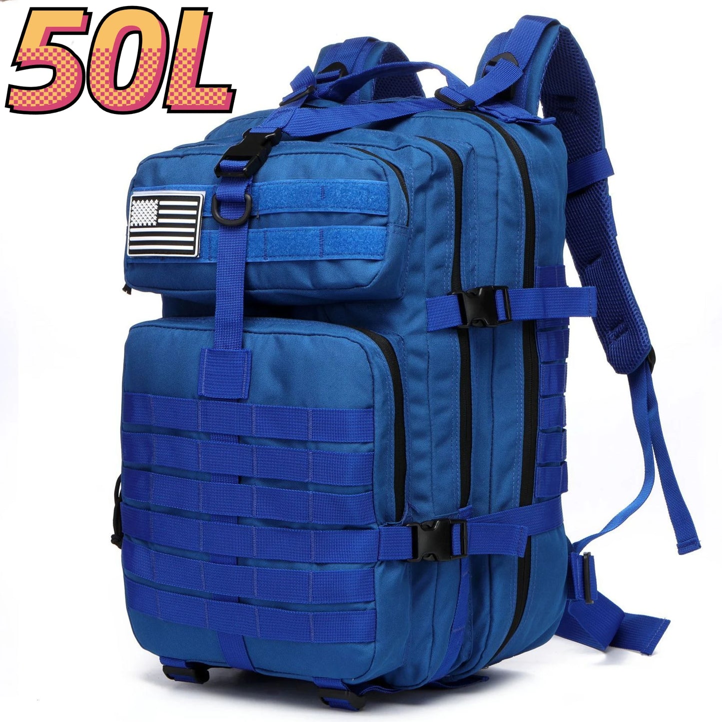 25L/50L 1000D Nylon Waterproof Trekking Camping Hiking Bag Backpack Outdoor Rucksacks Tactical