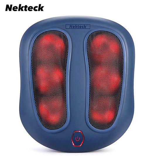 Nekteck Foot Massager with Heat Shiatsu Health Care Therapy Relax Infrared Heat Deep Muscles Kneading