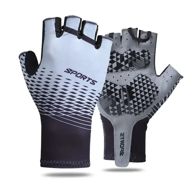 Half Finger Cycling Gloves for Men & Women - Breathable MTB Road Racing Riding Gloves with Pad