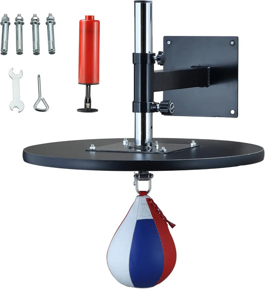 Speed Bag with Height Adjustable, Wall Mount, Boxing Equipment