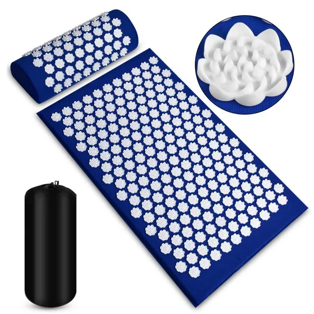 Spike Massage Lotus Acupuncture Cushion Massage Yoga Mat Relieve Stress Back Body Pain - Multiple Options