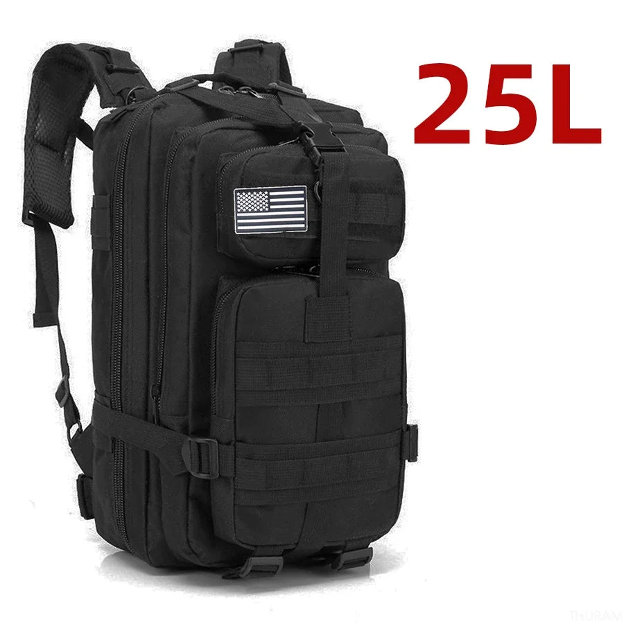 25L/50L 1000D Nylon Waterproof Trekking Camping Hiking Bag Backpack Outdoor Rucksacks Tactical