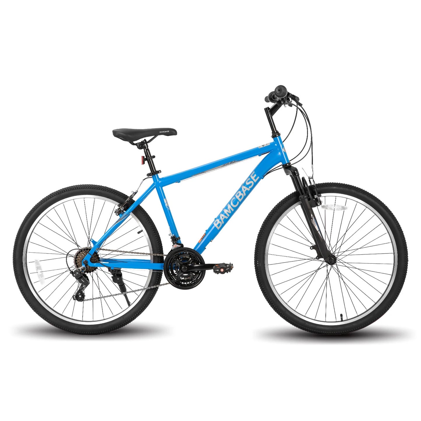 Hiland 26 27.5 Inch Mountain Bike, Adult MTB with 21 Speeds, High-Tensile Steel Frame, V Brake