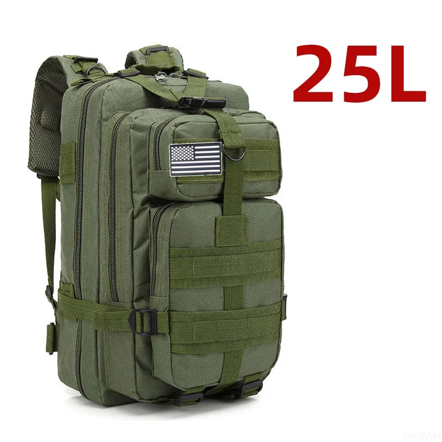 25L/50L 1000D Nylon Waterproof Trekking Camping Hiking Bag Backpack Outdoor Rucksacks Tactical