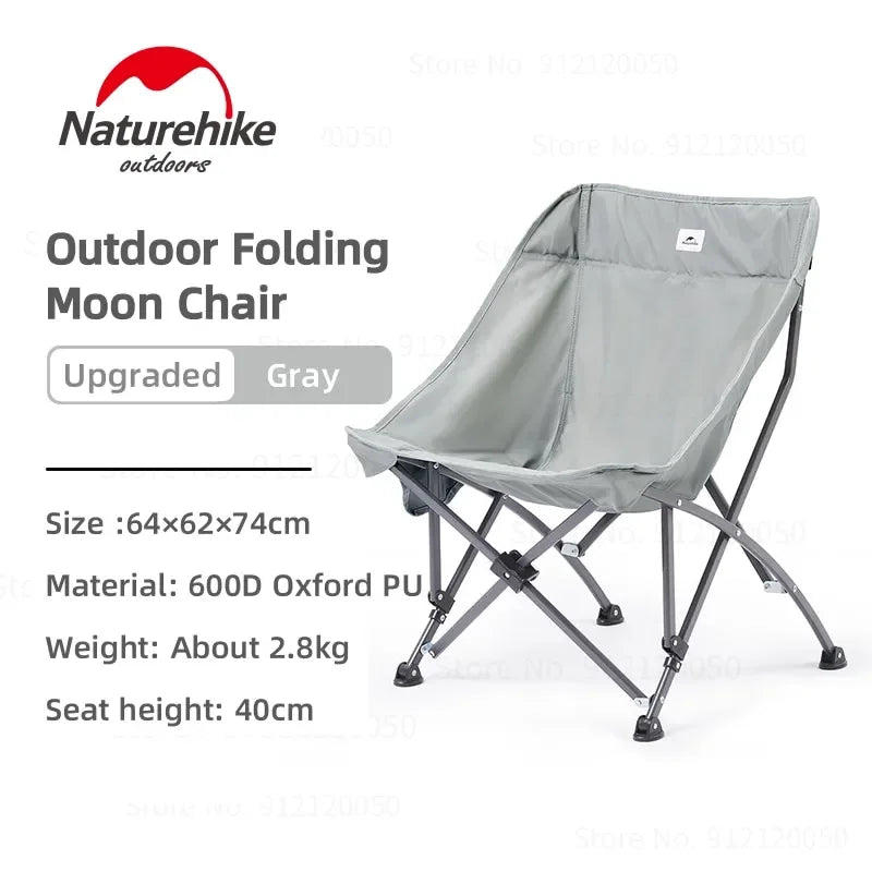 Folding Chair Camping Outdoor Portable Wear-resistant Leisure Chair Picnic Tour Fishing Chair 140KG