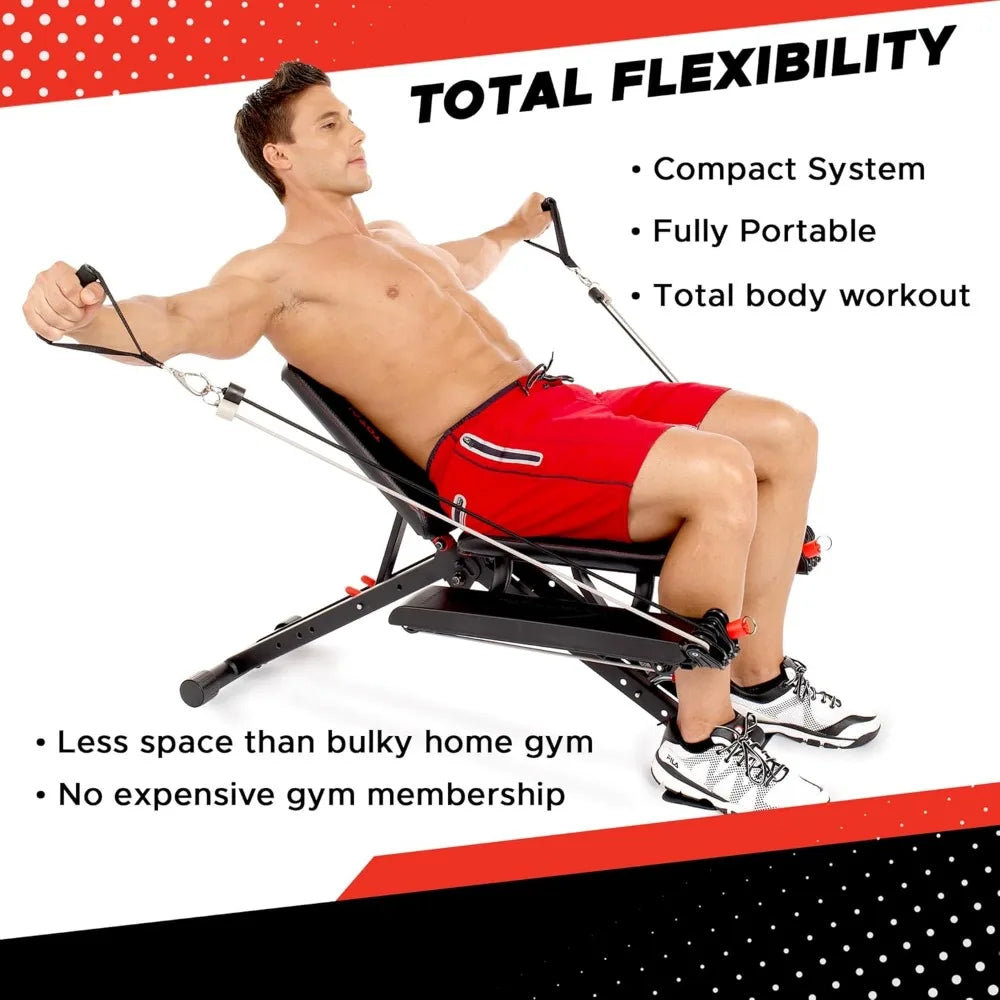 Compact Design, Home Gym, Versitiale Exercises, Workout Equipment, Fitness Equipment