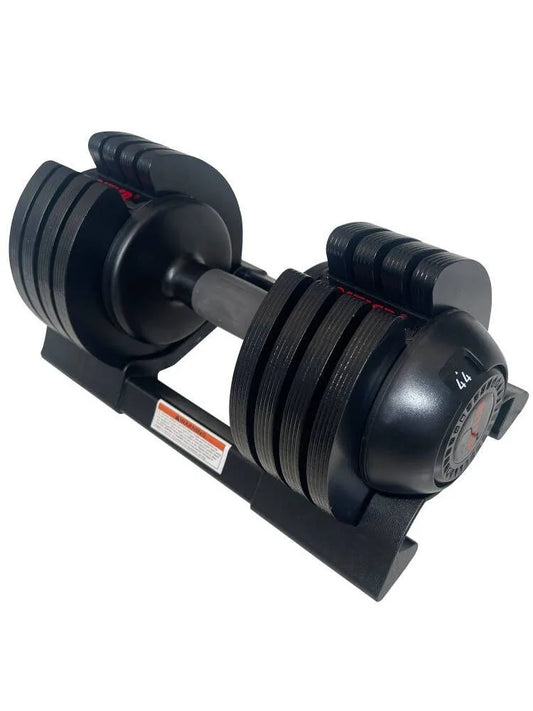 22LB Adjustable Dumbbell with Durable Steel & Plastic Design – Compact, Space-Saving Home Equipment