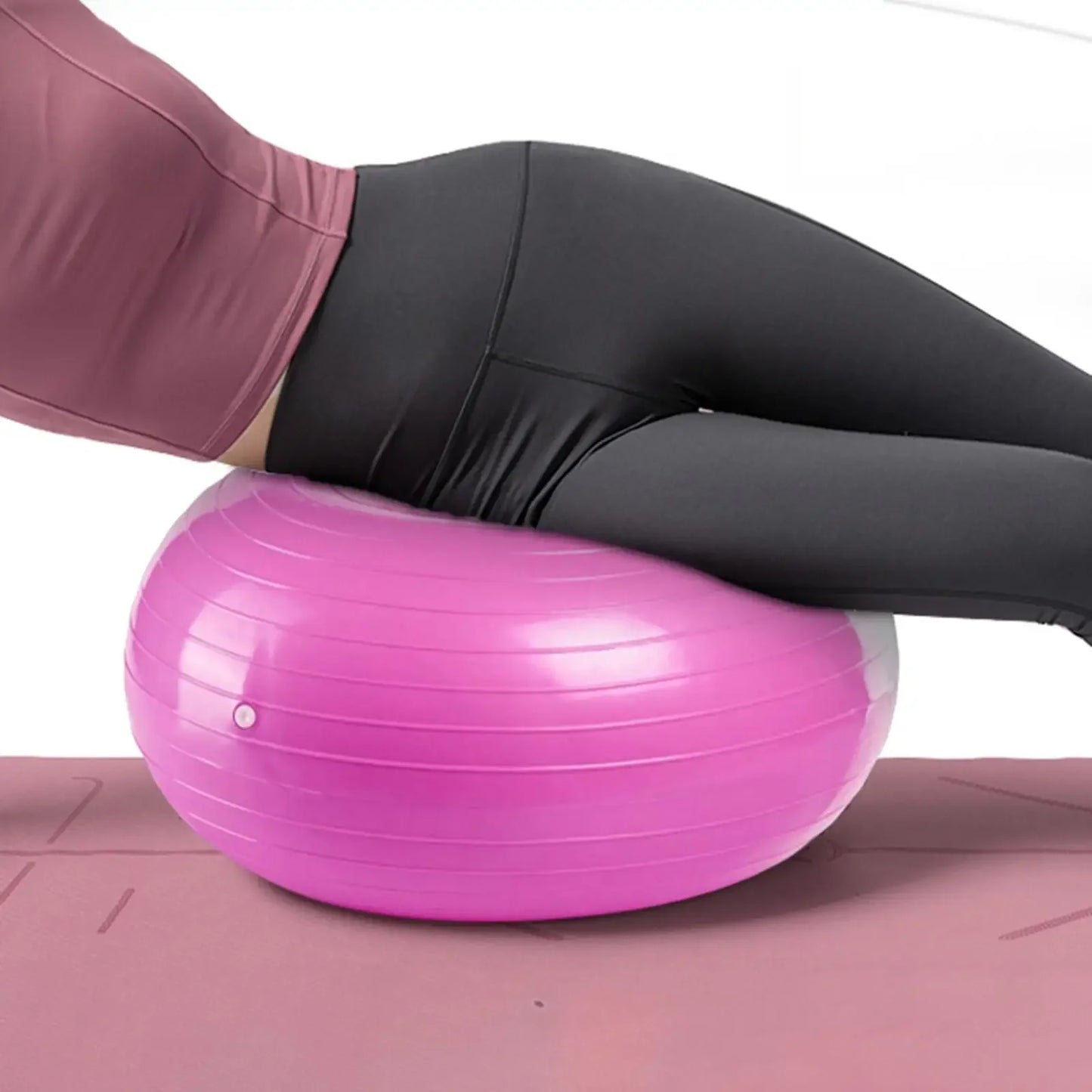 1x Fitness Ball Anti-Blast Exercise Pilates Donut Ball for Gym