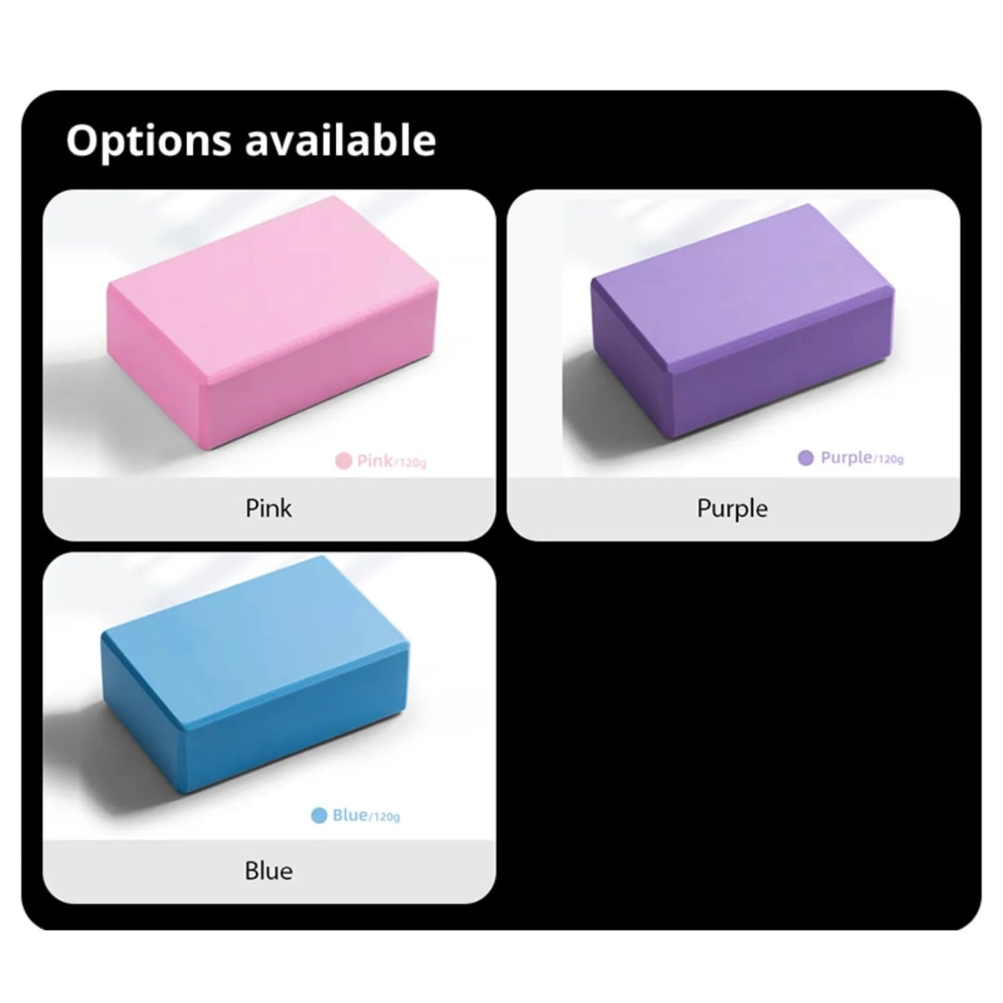 Yoga Blocks, Supportive, Lightweight & Odor Resistant, Foam Brick for Home and Indoor Use