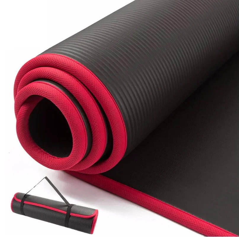 High Quality 10MM Thick Non-slip Yoga Mat for Fitness & Pilates Gym