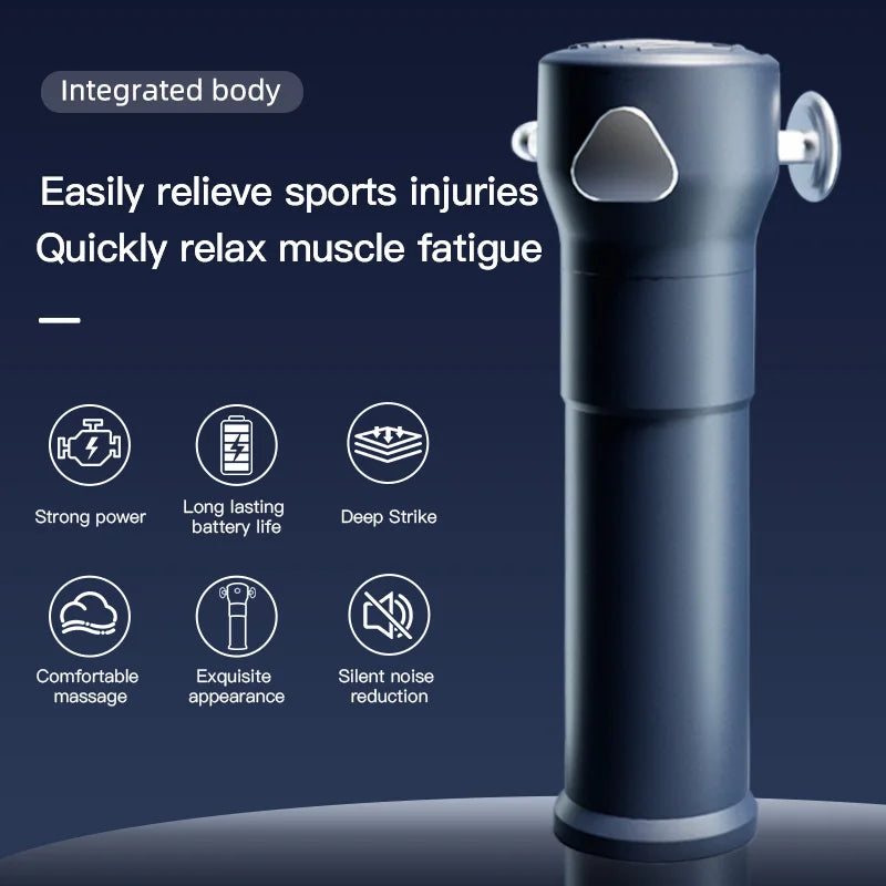 Booster Massage Gun Powerful Cordless Deep Tissue Vibrating Muscle Massager with 3 Speeds for Sensitive Areas