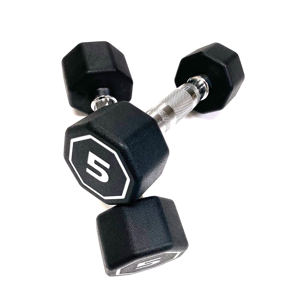 5LB, 2 Pieces per Package Dumbbell for Commercial and Home Usage High-end Coated Octagon Dumbbell