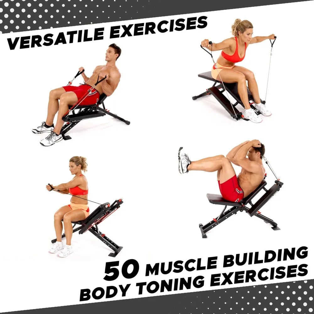 Compact Design, Home Gym, Versitiale Exercises, Workout Equipment, Fitness Equipment