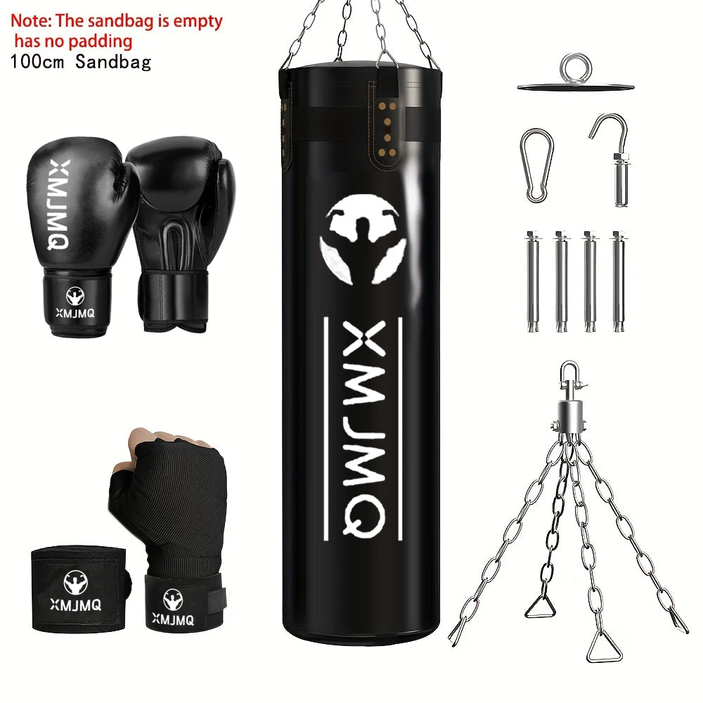 Boxing Training Punching Bag, Including Boxing Gloves, Boxing Belt And Empty Punching Bag