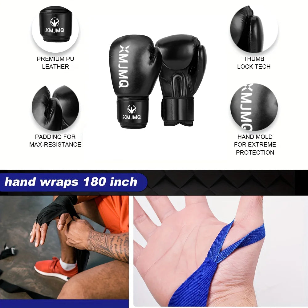 Boxing Training Punching Bag, Including Boxing Gloves, Boxing Belt And Empty Punching Bag