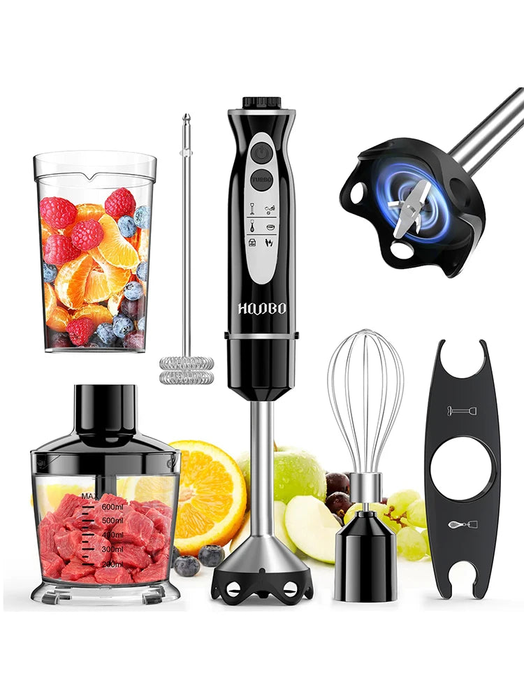 1000 Watt Powerful Handheld Immersion Blender, Vegetable Meat Egg For Smoothies, Sauces, Baby Food Soups