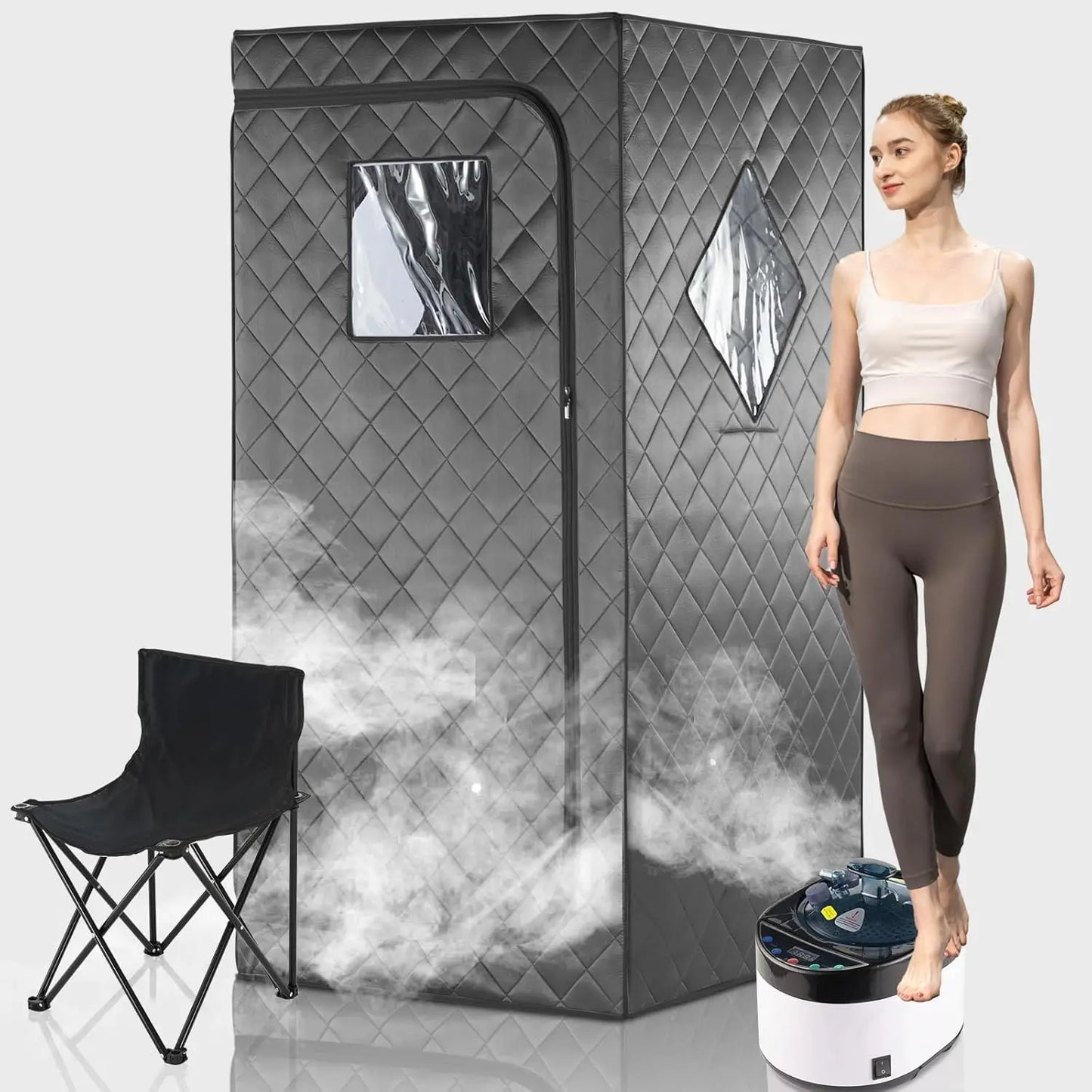 Full Size Portable Personal Infrared Sauna for Home, Personal Home Spa Tent with Remote Control