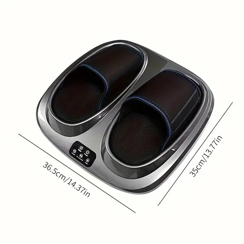 Finger Pressure Foot Massager, Hot Compress, Deep Kneading Therapy, Air Pressure, Vibration,