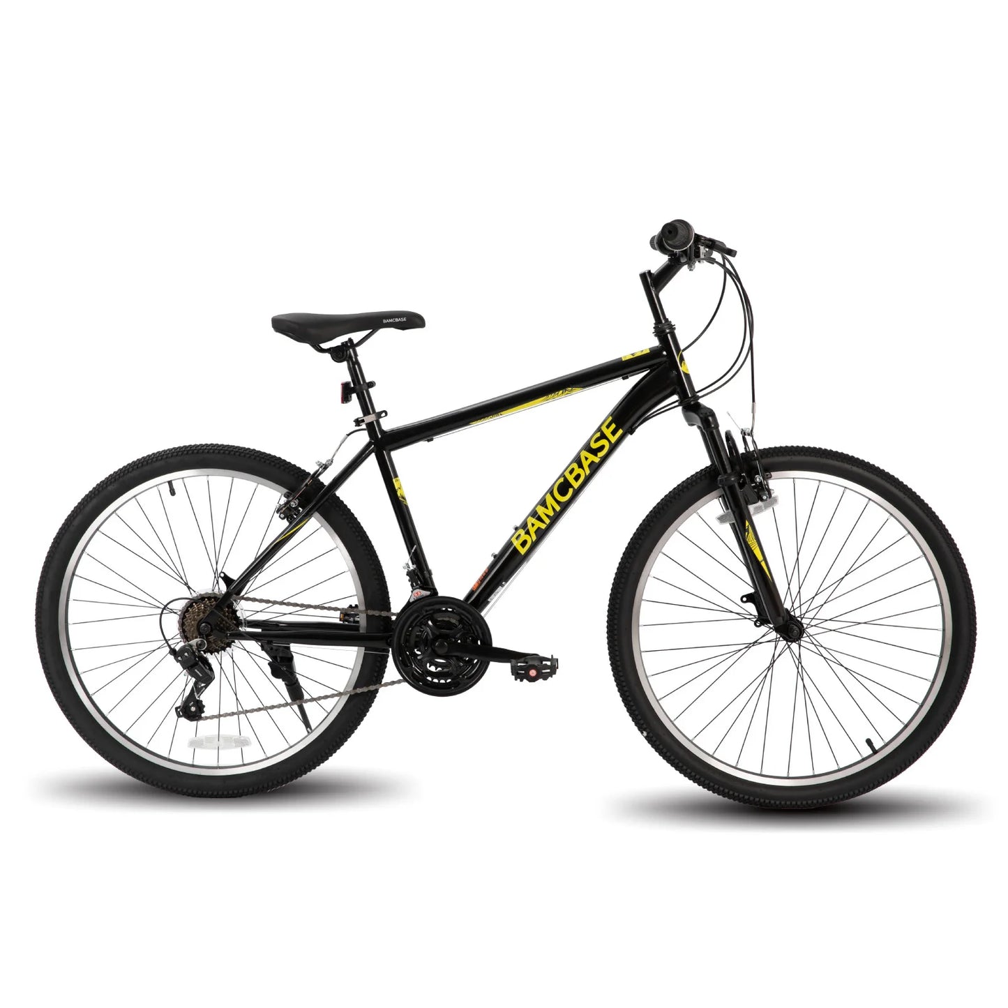 Hiland 26 27.5 Inch Mountain Bike, Adult MTB with 21 Speeds, High-Tensile Steel Frame, V Brake