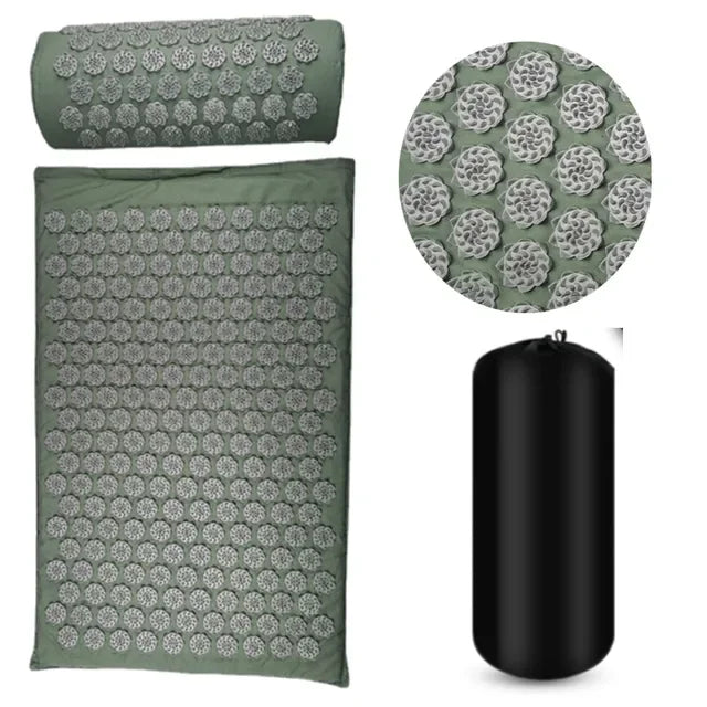 Spike Massage Lotus Acupuncture Cushion Massage Yoga Mat Relieve Stress Back Body Pain - Multiple Options