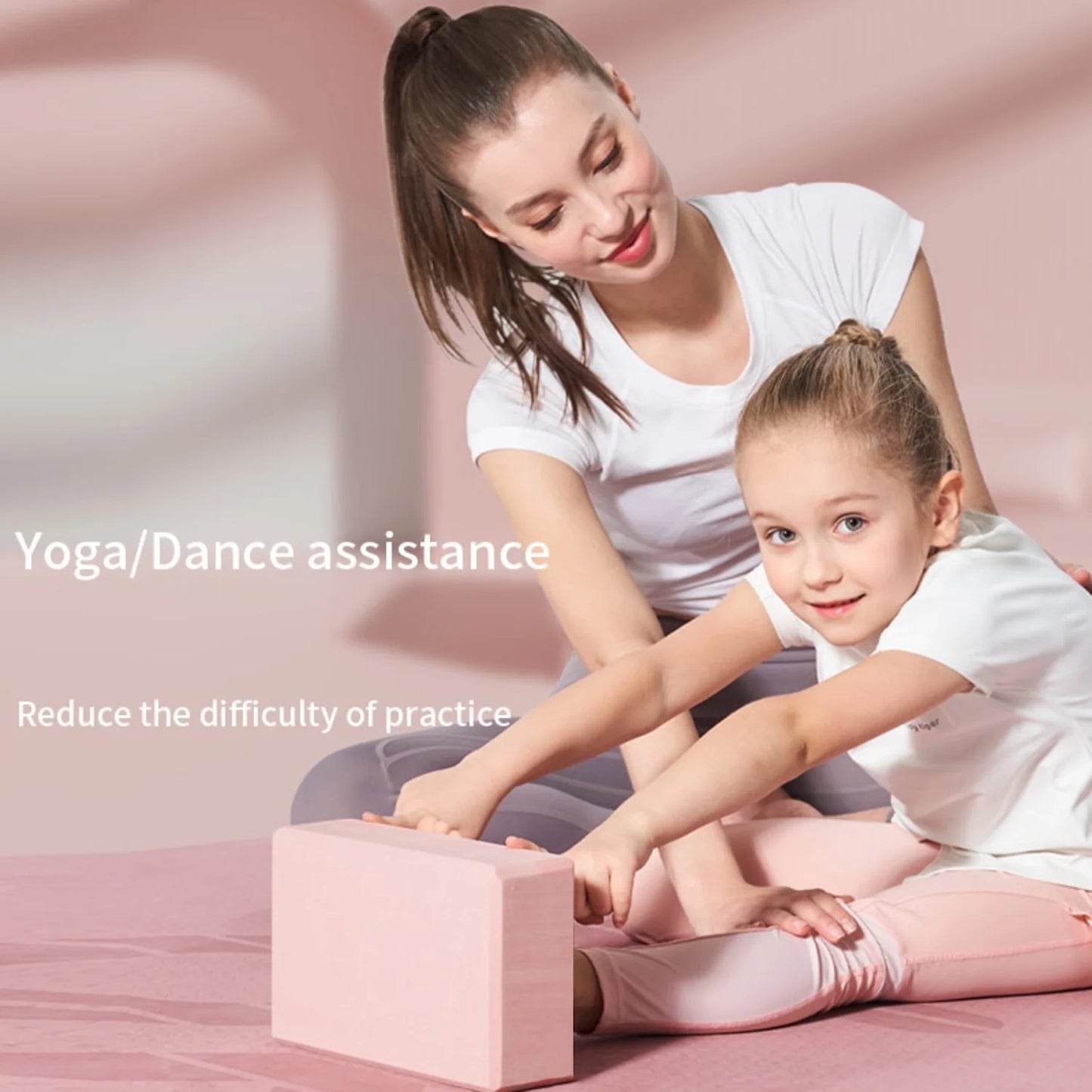 Yoga Blocks, Supportive, Lightweight & Odor Resistant, Foam Brick for Home and Indoor Use