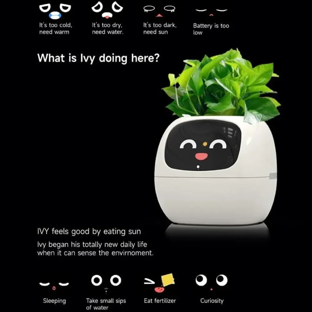 Smart Flowerpots, Ai Planter, Intelligent Flowerpots, Multiple Expressions