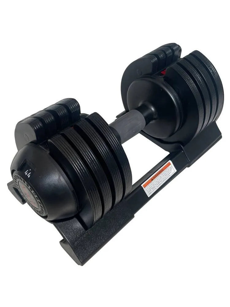 22LB Adjustable Dumbbell with Durable Steel & Plastic Design – Compact, Space-Saving Home Equipment