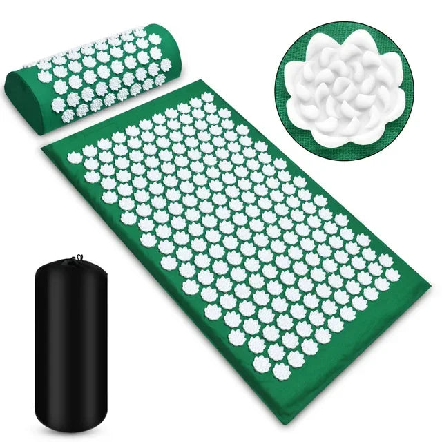 Spike Massage Lotus Acupuncture Cushion Massage Yoga Mat Relieve Stress Back Body Pain - Multiple Options