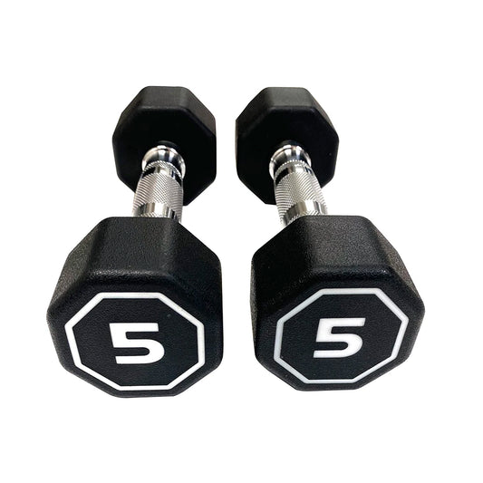 5LB, 2 Pieces per Package Dumbbell for Commercial and Home Usage High-end Coated Octagon Dumbbell