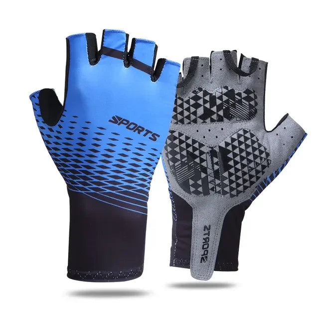 Half Finger Cycling Gloves for Men & Women - Breathable MTB Road Racing Riding Gloves with Pad